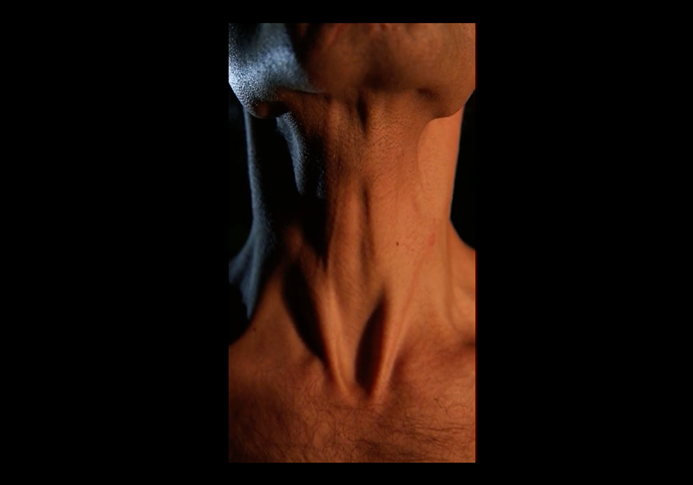Later frame of pathos with smoke rising beside the throat