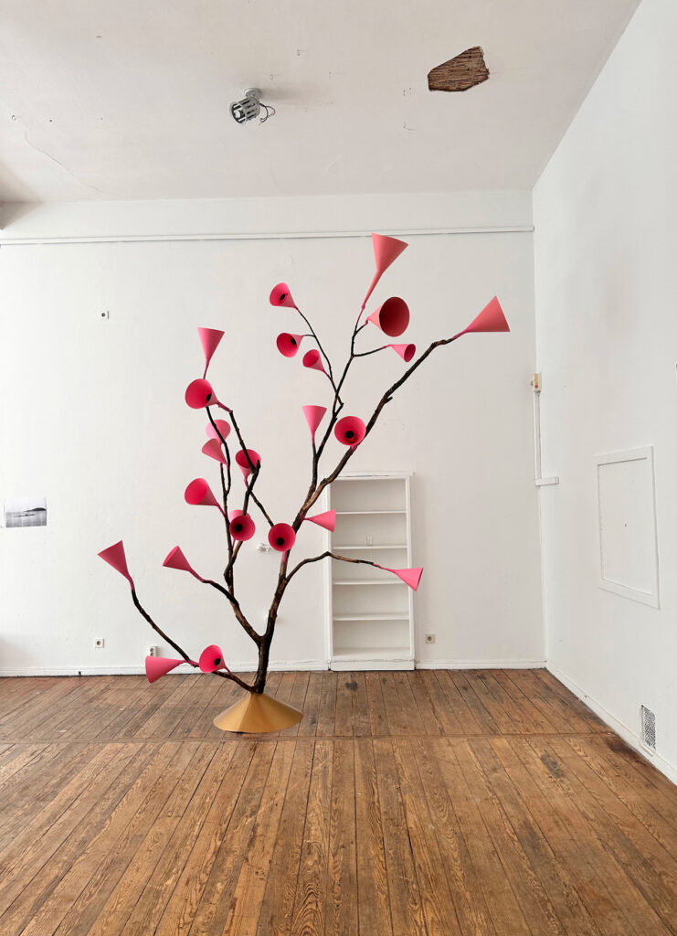 Installation a trip at the Bethanien / repetition in the studio of Kunstraum Kreuzberg/Bethanien